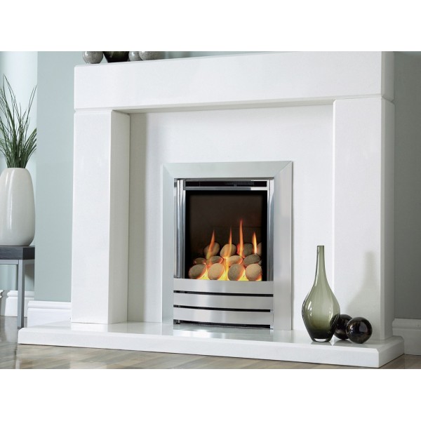 Kinder Camber Black High Efficiency Gas Fire Manual Control