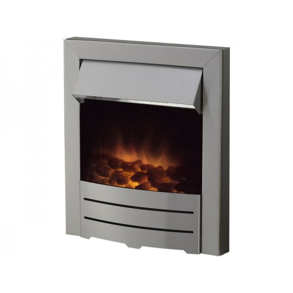 Adam Colorado Electric Fire in Brushed Steel