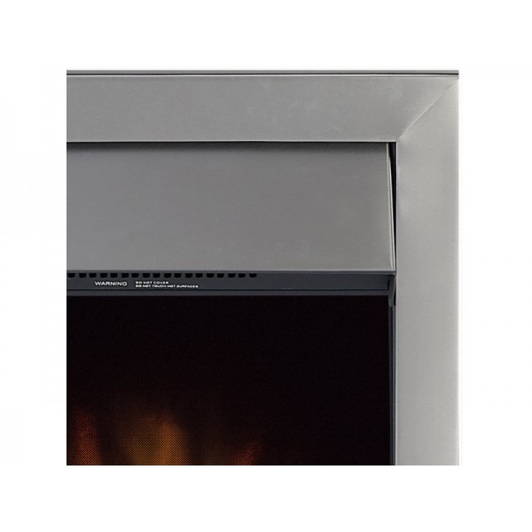 Adam Colorado Electric Fire in Brushed Steel