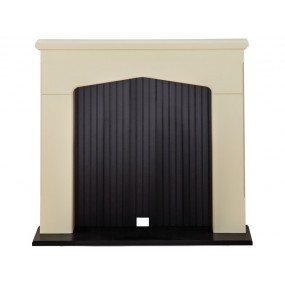 Adam Ludlow Stove Fireplace in Stone Effect, 48 Inch Adam Ludlow Stove Fireplace in Stone Effect, 48 Inch