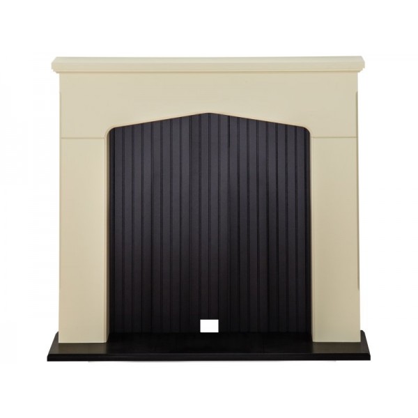 Adam Ludlow Stove Fireplace in Stone Effect, 48 Inch