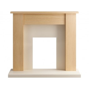 Adam New England Fireplace in Oak, 48 Inch Adam New England Fireplace in Oak, 48 Inch