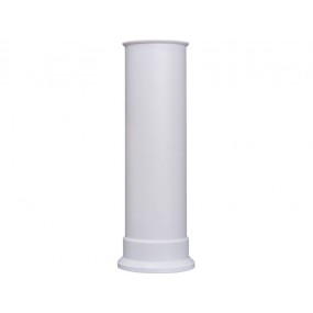 Adam Straight Stove Pipe in White Adam Straight Stove Pipe in White