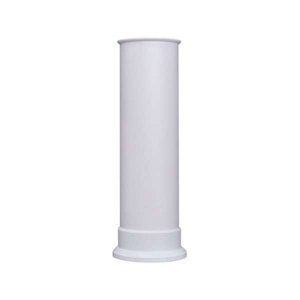 Adam Straight Stove Pipe in White