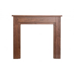 Adam Sudbury Mantelpiece with Downlights in Walnut, 48 Inch Adam Sudbury Mantelpiece with Downlights in Walnut, 48 Inch