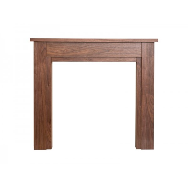 Adam Sudbury Mantelpiece with Downlights in Walnut, 48 Inch