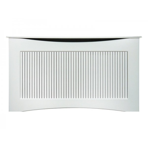 Adam The Fairlight Radiator Cover in White, 1600mm