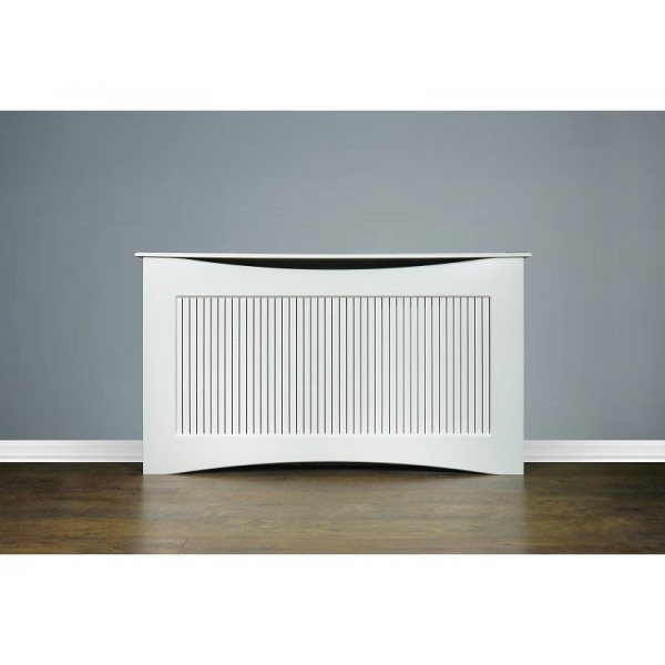 Adam The Fairlight Radiator Cover in White, 1600mm