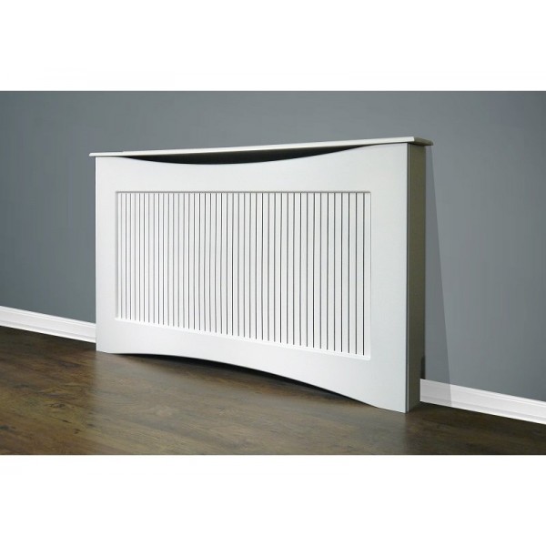 Adam The Fairlight Radiator Cover in White, 1600mm