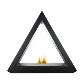 Adam The Geo Bio Ethanol Fireplace Suite in Black, 39 Inch Adam The Geo Bio Ethanol Fireplace Suite in Black, 39 Inch