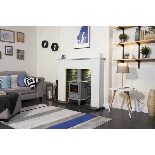 Adam Hudson Electric Stove in Grey