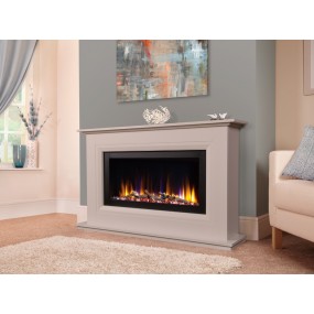 Designer Fire Celsi Ultiflame VR Vega 33" Electric Fireplace Suite in Smooth Mist