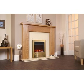 Designer Fire - Celsi Electricflame Essence Antique Brass 16'' Designer Fire - Celsi Electricflame Essence Antique Brass 16''