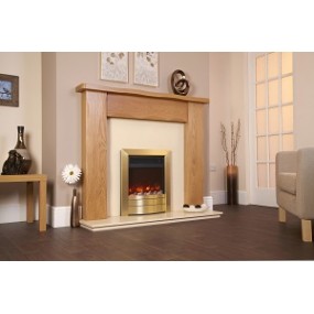 Designer Fire - Celsi Essence Satin Brass 16'' Designer Fire - Celsi Essence Satin Brass 16''