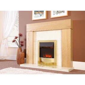 Designer Fire Electric - Celsi Accent Infusion Brass 16'' Designer Fire Electric - Celsi Accent Infusion Brass 16''