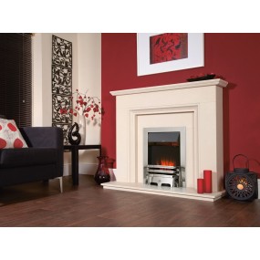 Designer Fire Electric - Celsi Accent Traditional Silver 16'' Designer Fire Electric - Celsi Accent Traditional Silver 16''