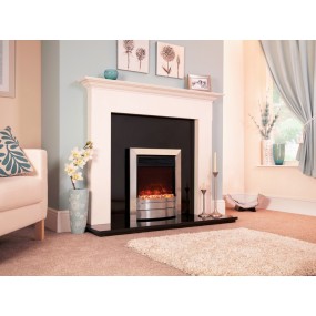 Designer Fire Electric - Celsi Electriflame XD Essence Brushed Silver 16'' Designer Fire Electric - Celsi Electriflame XD Essence Brushed Silver 16''