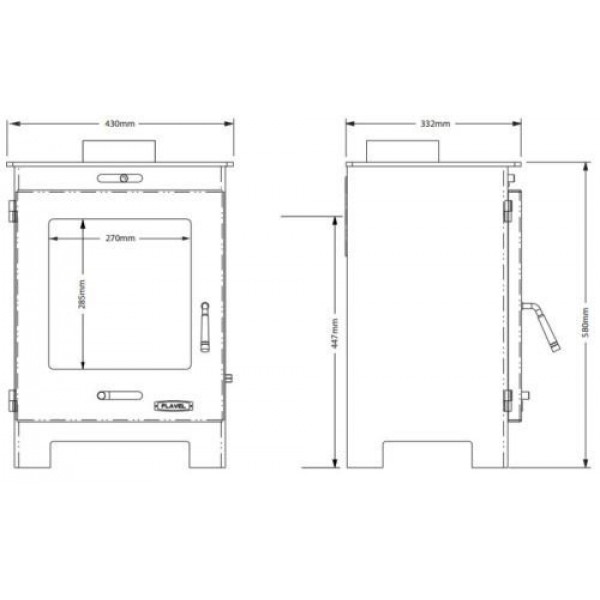 Designer Fire - Flavel Arundel Multifuel Stove