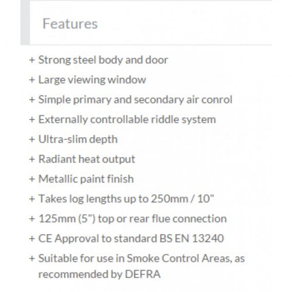 Designer Fire - Flavel Arundel Multifuel Stove