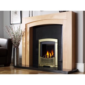 Designer Fire - Flavel FDRN45G Brass Melody Gas Fire - SC Designer Fire - Flavel FDRN45G Brass Melody Gas Fire - SC