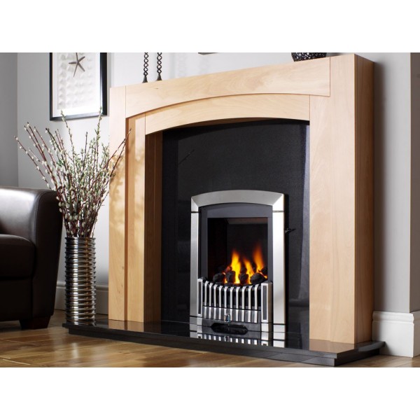 Designer Fire - Flavel FDRN68G Silver Melody Gas Fire - SC
