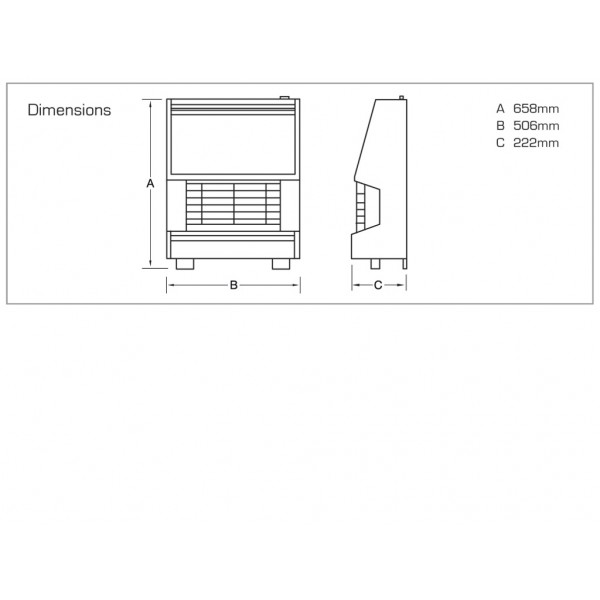 Designer Fire - Flavel FFIRR0MN Bronze Firenza Gas Fire – MC