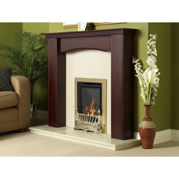 Designer Fire - Flavel FHKC14RN3 Brass Traditional Kenilworth HE Gas Fire - RC