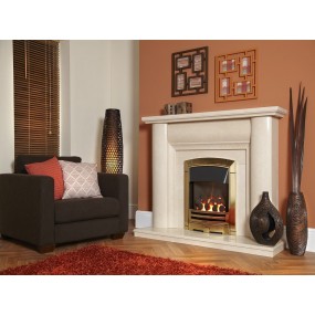 Designer Fire - Flavel FHKCDBRN3 Gold Decadence HE Gas Fire - RC Designer Fire - Flavel FHKCDBRN3 Gold Decadence HE Gas Fire - RC