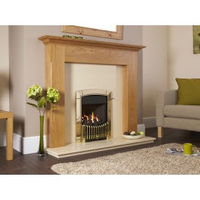 Designer Fire - Flavel FKPC15RN2 Brass Caress Contemporary Plus Gas Fire - RC Designer Fire - Flavel FKPC15RN2 Brass Caress Contemporary Plus Gas Fire - RC