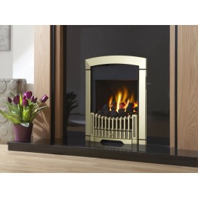 Designer Fire - Flavel FKPCBRSN Brass Rhapsody Plus Gas Fire - SC Designer Fire - Flavel FKPCBRSN Brass Rhapsody Plus Gas Fire - SC