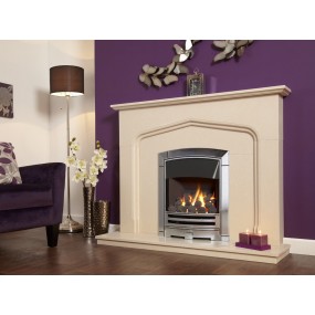 Designer Fire - Flavel FKPCDCMN Silver Decadence Plus Gas Fire - MC