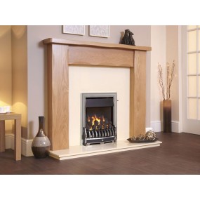 Designer Fire - Flavel FOPC37MN Silver Richmond Plus Gas Fire - MC Designer Fire - Flavel FOPC37MN Silver Richmond Plus Gas Fire - MC