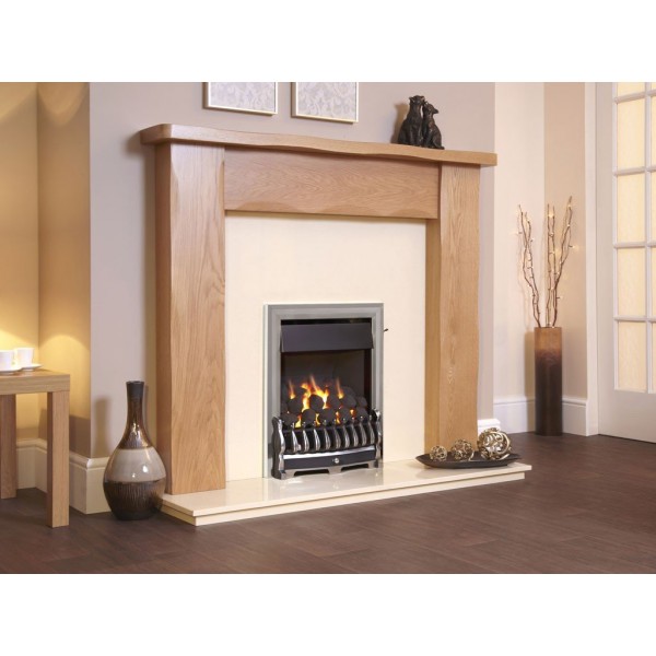 Designer Fire -  Flavel FOPC37RN2 Silver Richmond Plus Gas Fire - RC