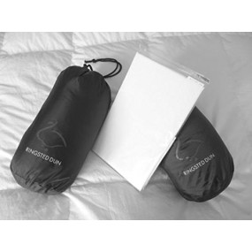 Pillow Case for Travel Size Danish Duck Down and Feather Pillow [40 x 35cm]