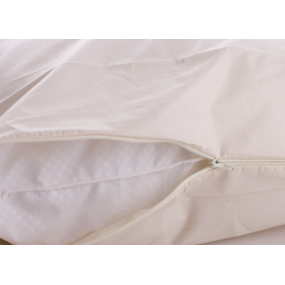 Anti Allergy Bedding - Cottonfresh Fully Enclosed Natural Cotton Pillow Cases (Pair) - King - 50 x 90cm