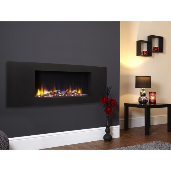 Designer Fire Celsi Ultiflame VR Vichy Inset Electric Fire in Black 2 Years Warranty
