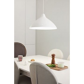 Lisa 450 White- Indoor Lighting - Lisa Johansson-Pape white - 445mm (Designer Pendant Lamp)